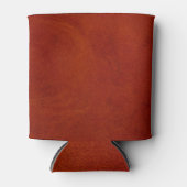 Red leather blikjeskoeler (Voorkant)