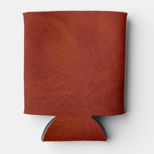 Red leather blikjeskoeler (Voorkant)