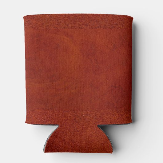 Red leather blikjeskoeler (Achterkant)