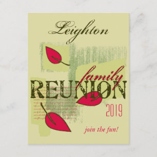 Red Leaves Family Reunion Kaart