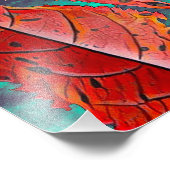 Red Leaves Foto Afdruk (Hoek)