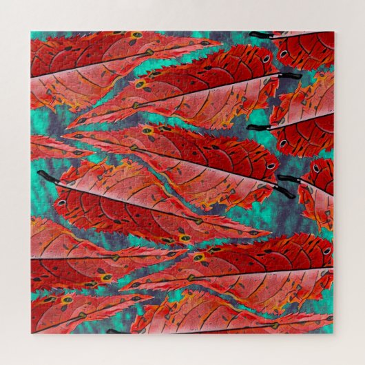 Red Leaves Legpuzzel (Horizontaal)