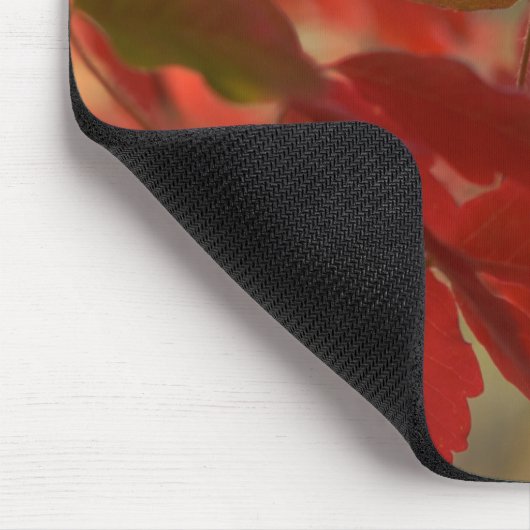 Red Leaves Mousepad Muismat (Hoek)