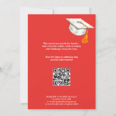 Red Legacy Collage QR Code Kaart (Achterkant)