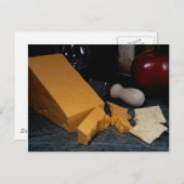 Red Leicester Cheese Briefkaart (Voorkant / Achterkant)