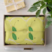 Red Lemon Pattern Tissuepapier (Geschenk)
