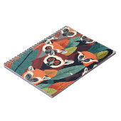 Red Lemur Notitieboek – Bold Wildlife-geïnspireerd (Linkerzijde)