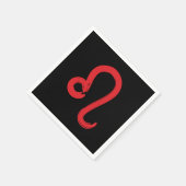 Red LEO Zodiac Sign Juli Birthday Astrology Servet (Hoek)