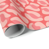 Red Leopard Print Cadeaupapier (Rol Hoek)