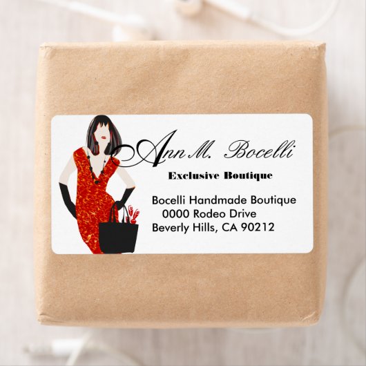 Red Leopard Print Mode Etiket (Insitu)