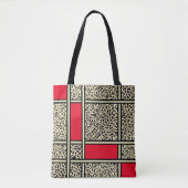Red Leopard Tote Bag (Voorkant)