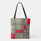Red Leopard Tote Bag (Achterkant)