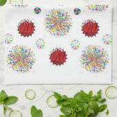 Red Licorice Kitchen Hand Towel Theedoek (Gevouwen)