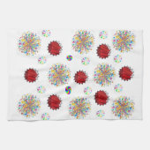 Red Licorice Kitchen Hand Towel Theedoek (Horizontaal)