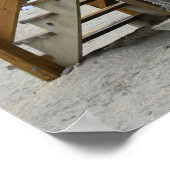 Red Lifeguard Tower No Lifeguard on Duty Poster (Hoek)