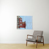 Red Lifeguard Tower No Lifeguard on Duty Wandkleed (In Situ (horizontaal))