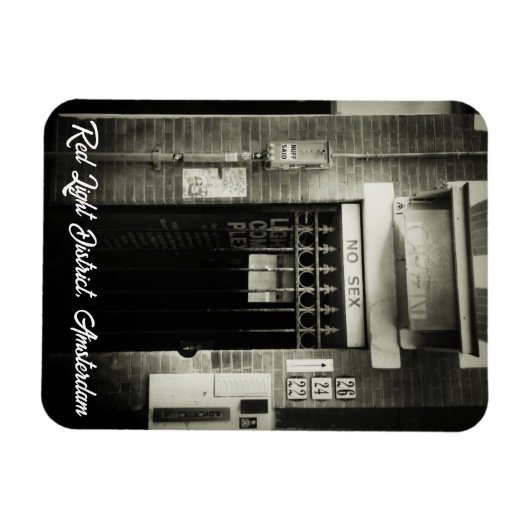 Red Light district, Amsterdam Magneet (Horizontaal)