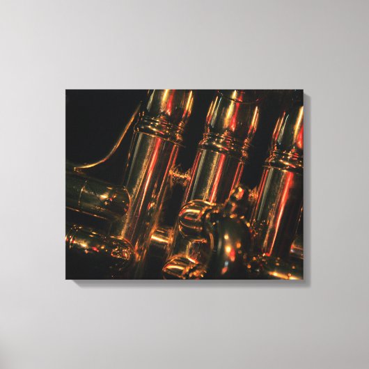 Red Light Jazz Canvas Afdruk (Voorkant)