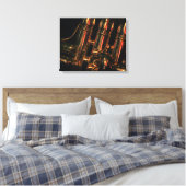 Red Light Jazz Canvas Afdruk (Insitu (Slaapkamer))