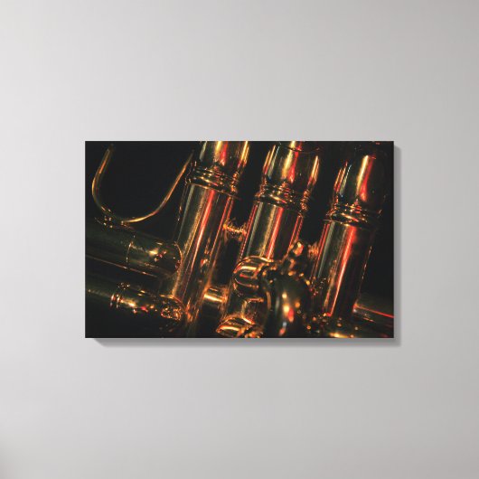 Red Light Jazz Canvas Afdruk (Voorkant)