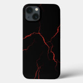 Red Lightening Hoesje-Mate iPhone Case (Achterkant)