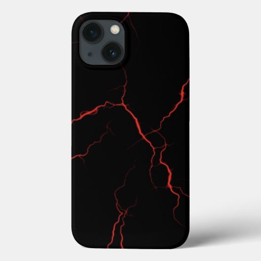 Red Lightening Hoesje-Mate iPhone Case (Achterkant)