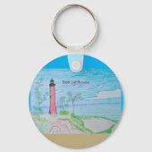 Red Lighthouse Sleutelhanger (Voorkant)