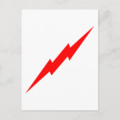 Red Lightning Briefkaart (Voorkant)
