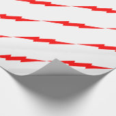 Red Lightning Cadeaupapier (Hoek)