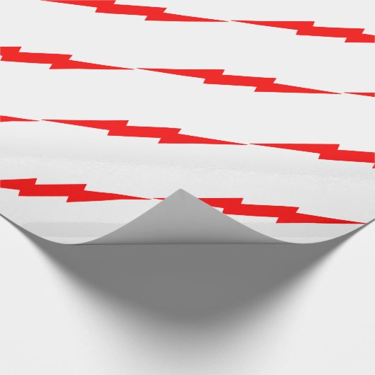 Red Lightning Cadeaupapier (Hoek)