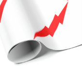 Red Lightning Cadeaupapier (Rol Hoek)