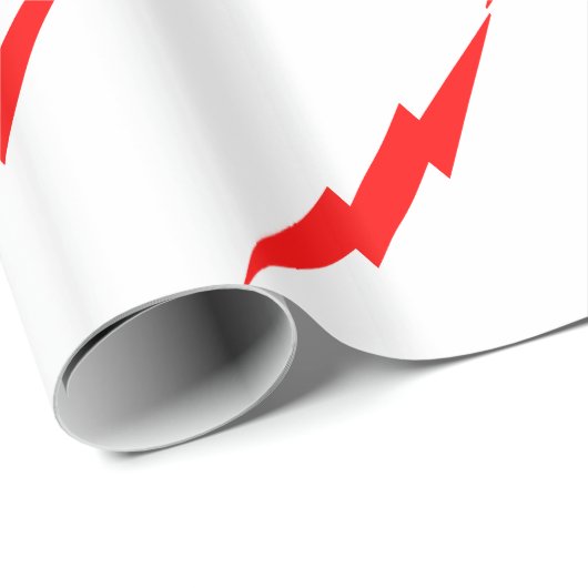 Red Lightning Cadeaupapier (Rol Hoek)