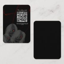 Red Lightning Ghost Gothic Zwart Rood Donker Moody