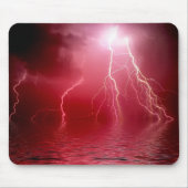 Red Lightning Mousepad Muismat (Voorkant)