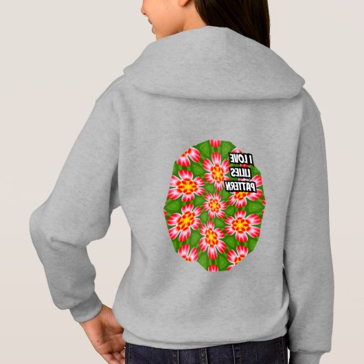 red lilies pattern (Achterkant)