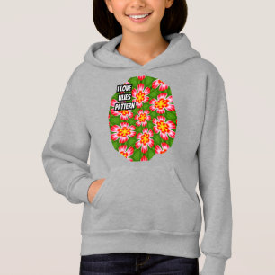 red lilies pattern