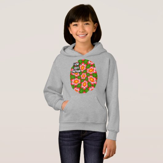 red lilies pattern (Voorkant volledig)