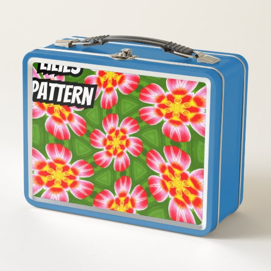 red lilies pattern (Voorkant)