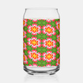 red lilies pattern blikvorm glas (Rechts)
