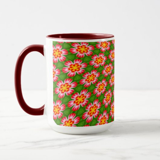 red lilies pattern mok (Links)