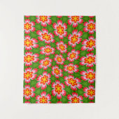 red lilies pattern wandkleed (Voorkant)