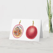 Red Lilikoi Passion Fruit Card Kaart (Voorkant)