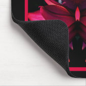 Red Lily Flower Abstract gepersonaliseerd Muismat (Hoek)