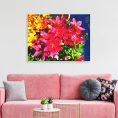 Red Lily Flower Canvas Afdruk (Insitu (Woonkamer))