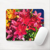 Red Lily Flower Mousepad Muismat (Met muis)