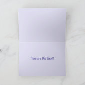 Red Lily Hartelijk dank U bloemflorale Kaart (Binnen)