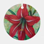 Red Lily Ornament (Achterkant)