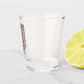 RED LINE  American Flag Shot Glass Shot Glas (Rechts)