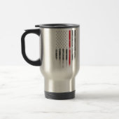 RED LINE American Flag Travel Mug Reisbeker (Links)
