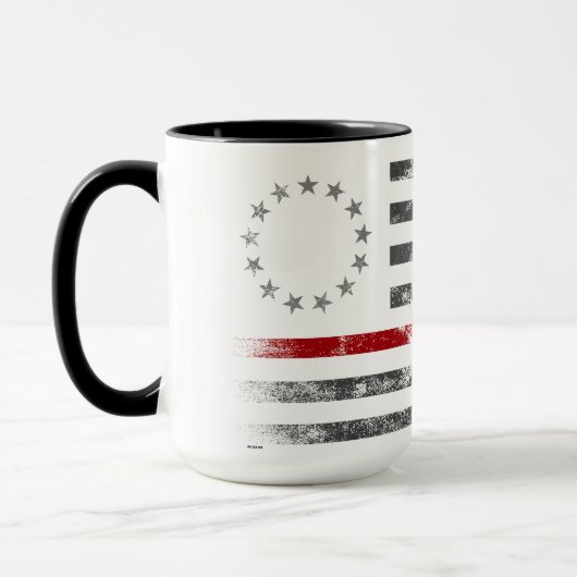 RED LINE  Betsy Ross American Flag Mok (Links)